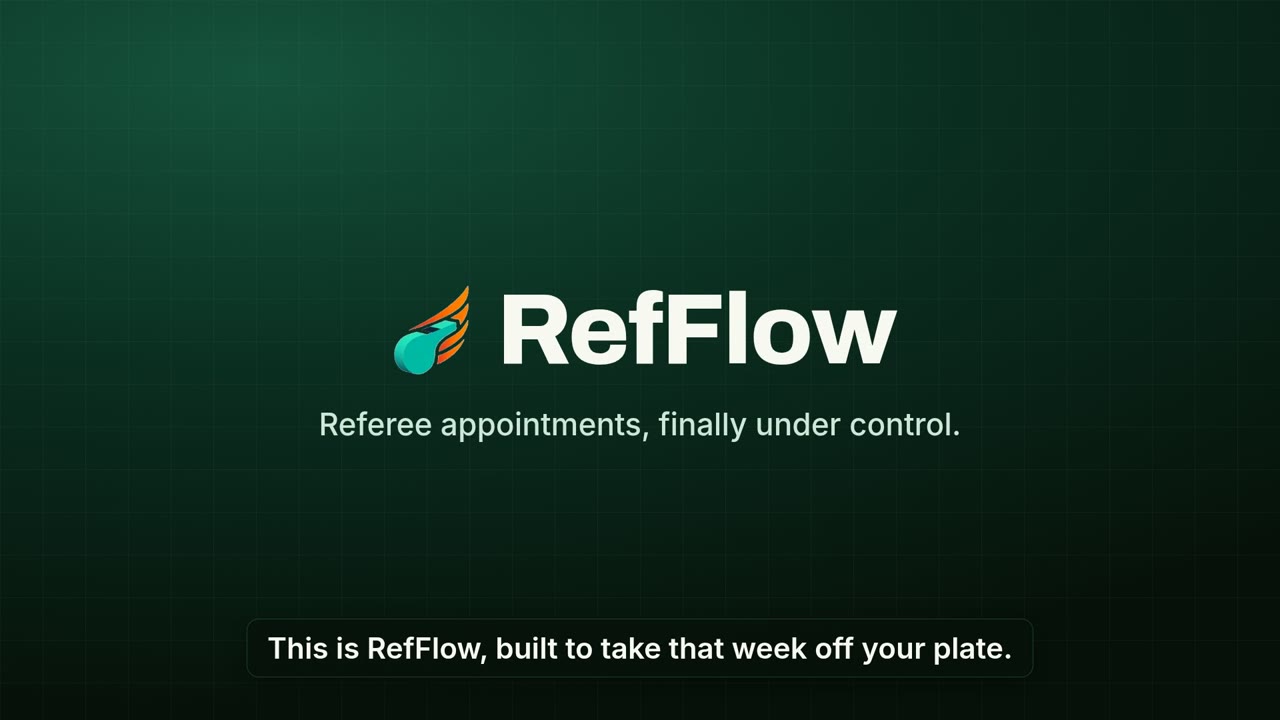 Preview frame from the RefFlow walkthrough video